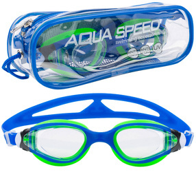 AQUA SPEED CETO OKULARY OKULARKI PŁYWACKIE DLA DZIECI DO PŁYWANIA NA BASEN RÓŻOWE